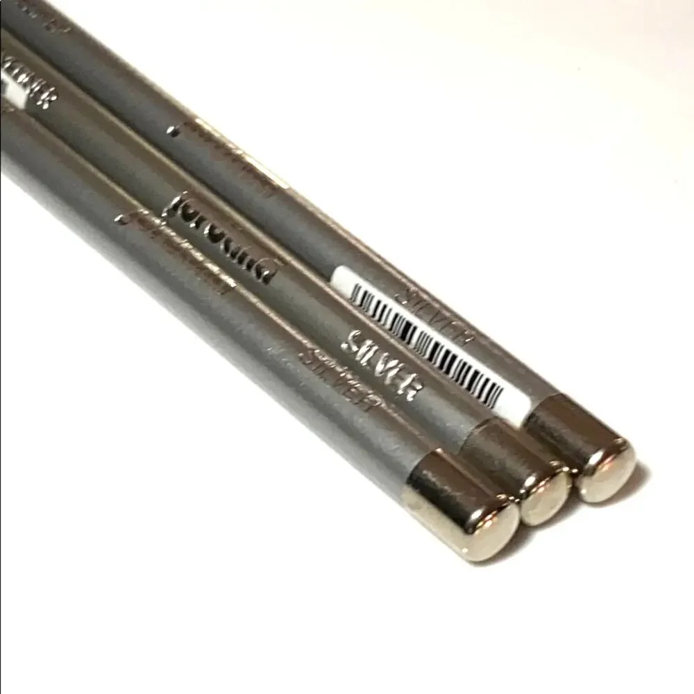 Jordana Eye Liner Pencil Set 3 Silver Eye Color Made In USA Make Up Pencils New